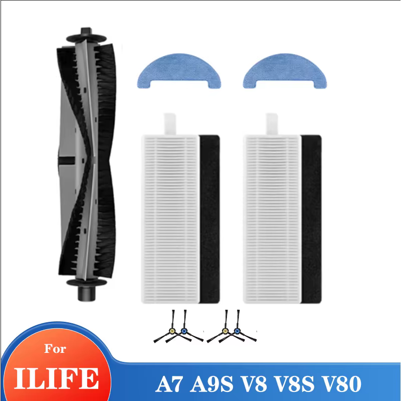 Brosse principale à rouleau pour iLife A7 A9S V8 V8s X750 X800 X785 V80 L100 Silvercrest SSR1 SSRA1