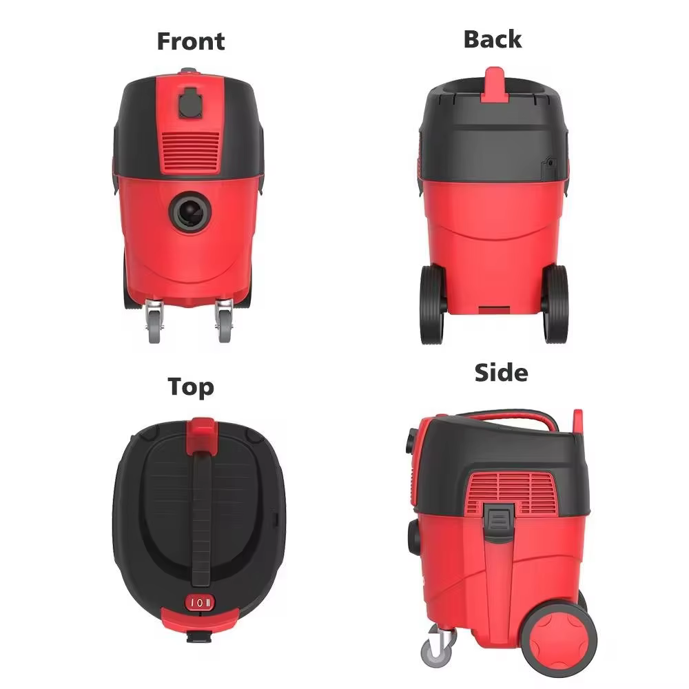 Aspirateur cyclonique sans sac 50L pour solides et liquides