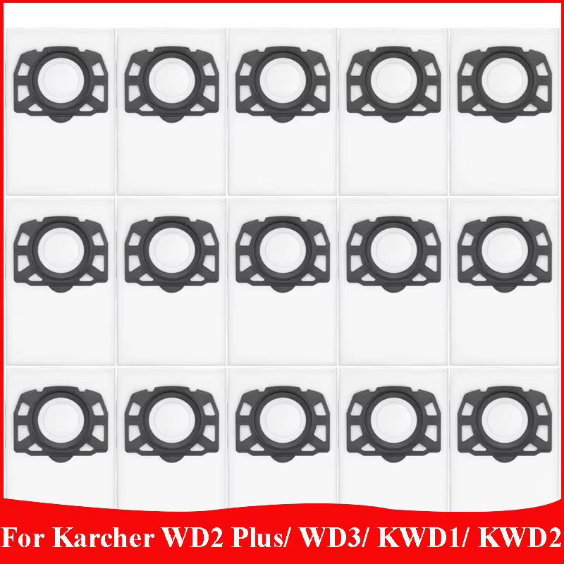 Sacs à poussière pour aspirateurs robots Karcher WD4 WD5 WD6 MV4 MV5 MV6, sacs à poussière jetables, sacs filtrants non tissés, accessoires