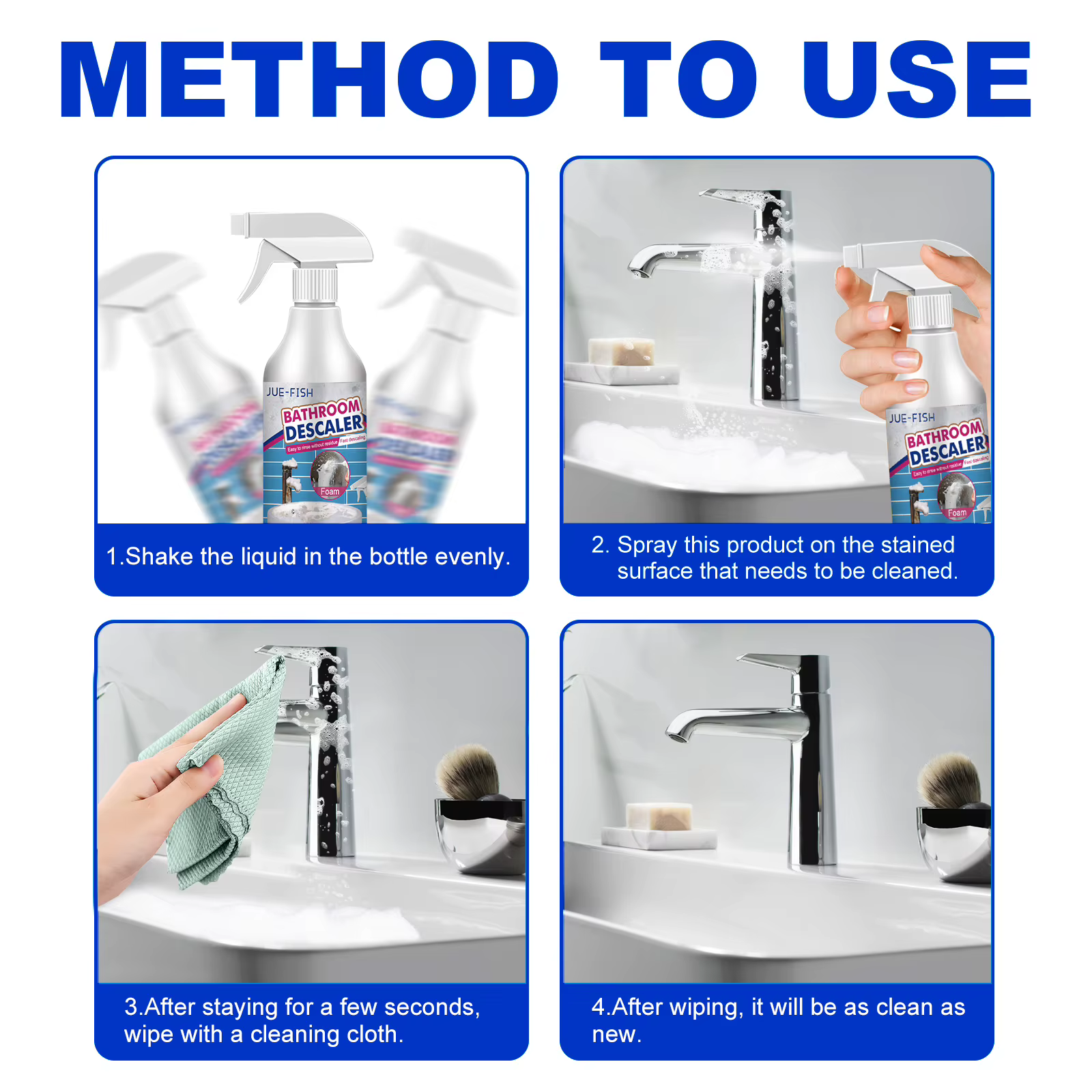 Nettoyant pour vitres de douche