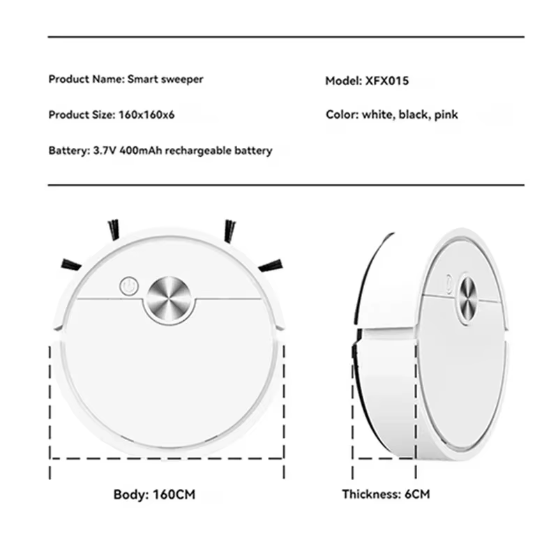 Robot aspirateur intelligent 3 en 1 Lenovo