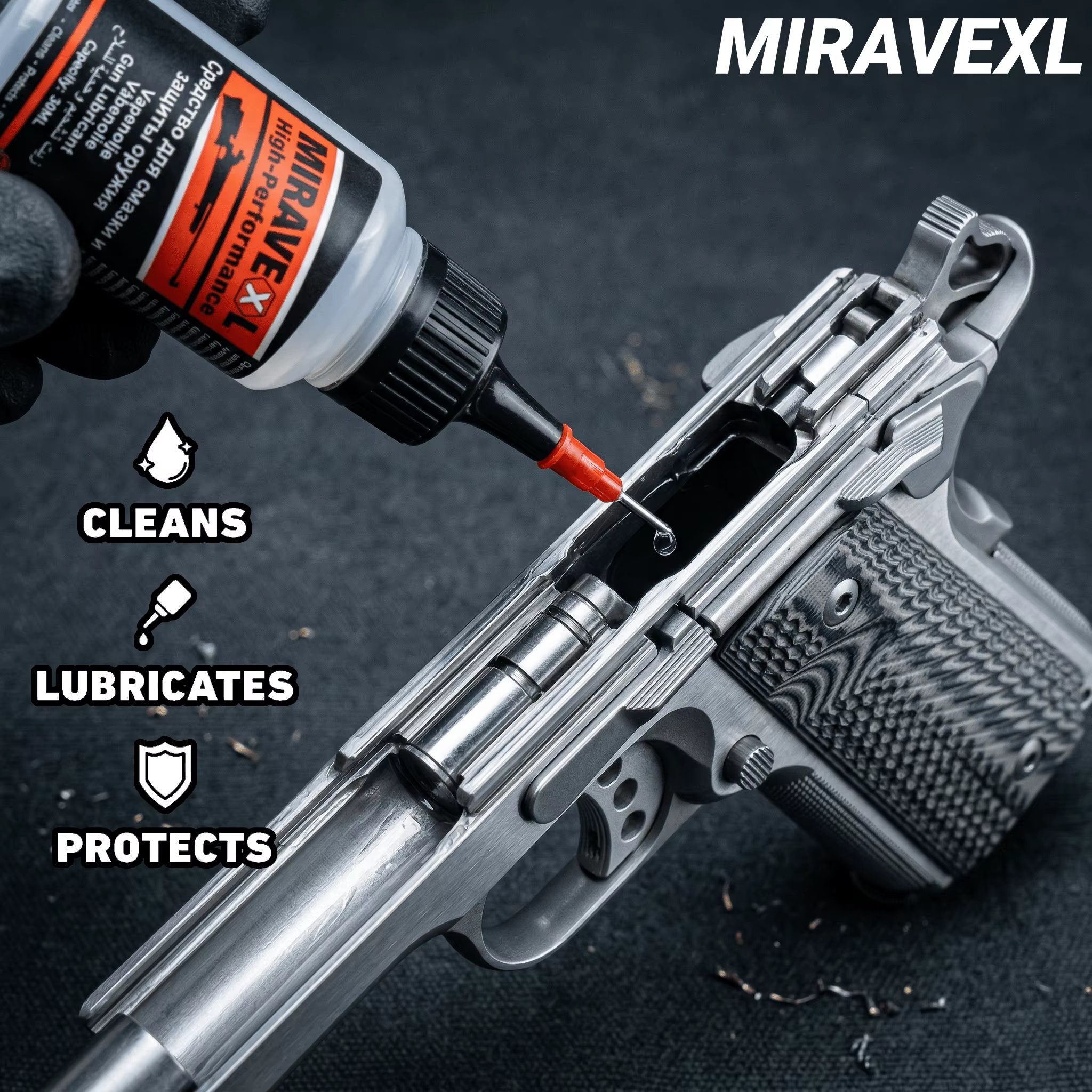 Huile de nettoyage et de protection pour armes CLP 30ml