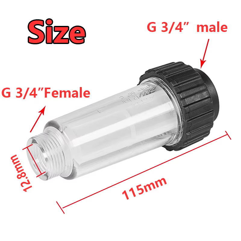 Filtre à eau pour lave-auto, pour Karcher K2 K3 K4 K5 K6 K7 et Elitech Champion Sterwins Interskol Nifisk STIHL Huter