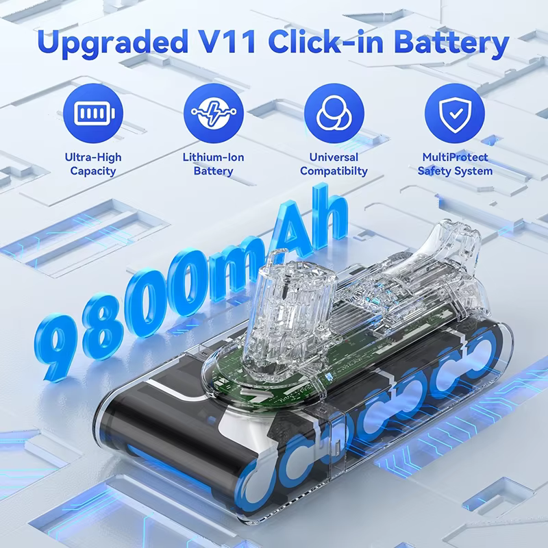 Batterie rechargeable pour aspirateur Dyson V6 V7 V8 V10 V11 V15 série SV07 DC62 DC58 DC31 absolu moelleux