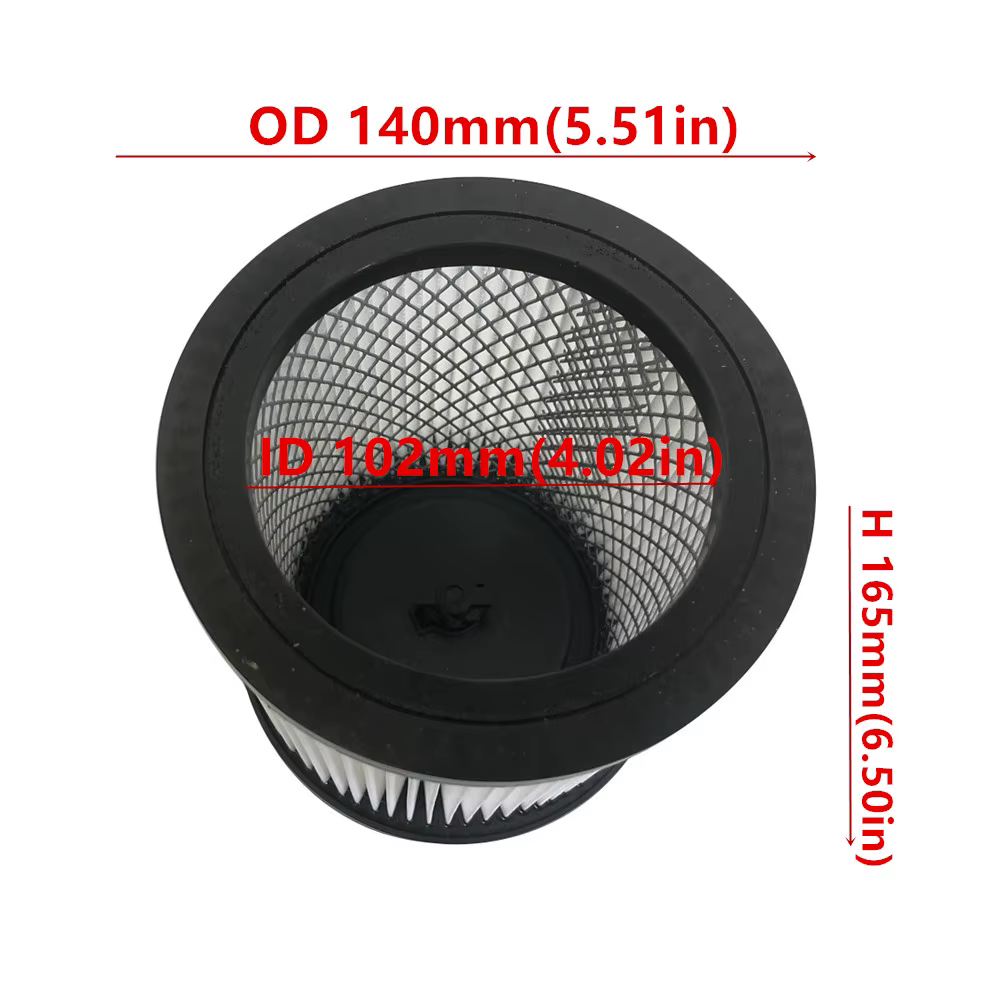 Filtre à cartouche compatible avec l'aspirateur Parkside PWD série 12 A1 20 A1 25 A1 30 A1
