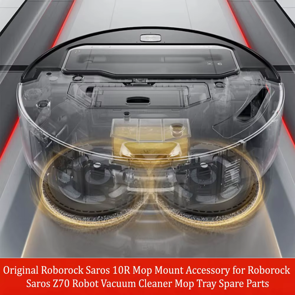 Support de serpillière d'origine Roborock Saros 10R pour aspirateur robot