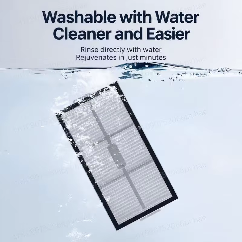 Accessoires pour aspirateur robot Roborock Saros 20 : brosse principale, brosse latérale, filtre HEPA, chiffons de nettoyage, sacs à poussière, accessoires de remplacement