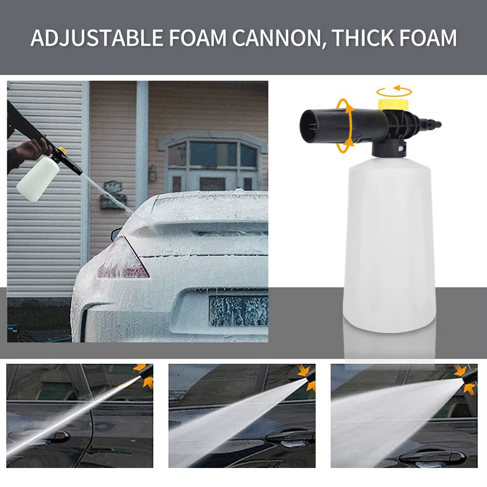 Lance à mousse de neige de 750ML pour Lavor Parkside Sterwin pompier voiture nettoyeurs haute pression générateur