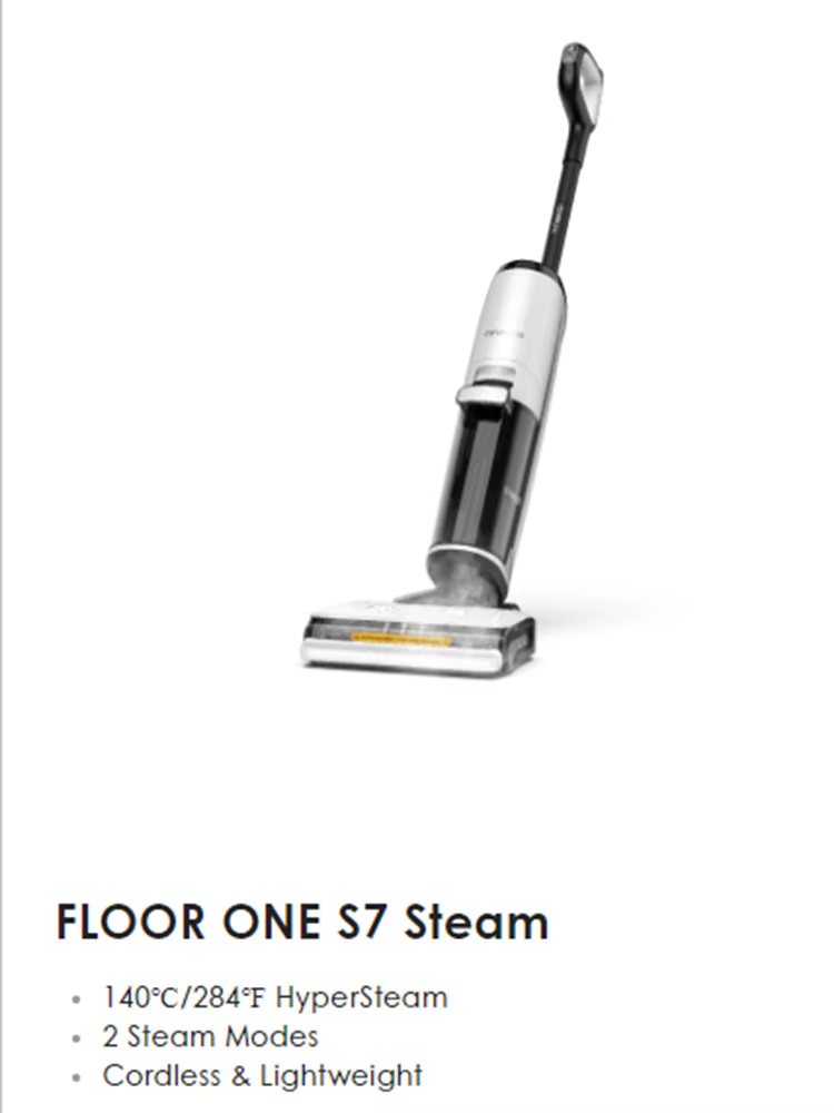 Pour Tineco FLOOR ONE S7 vapeur réservoir d'eau sèche et humide aspirateur intelligent et nettoyeur