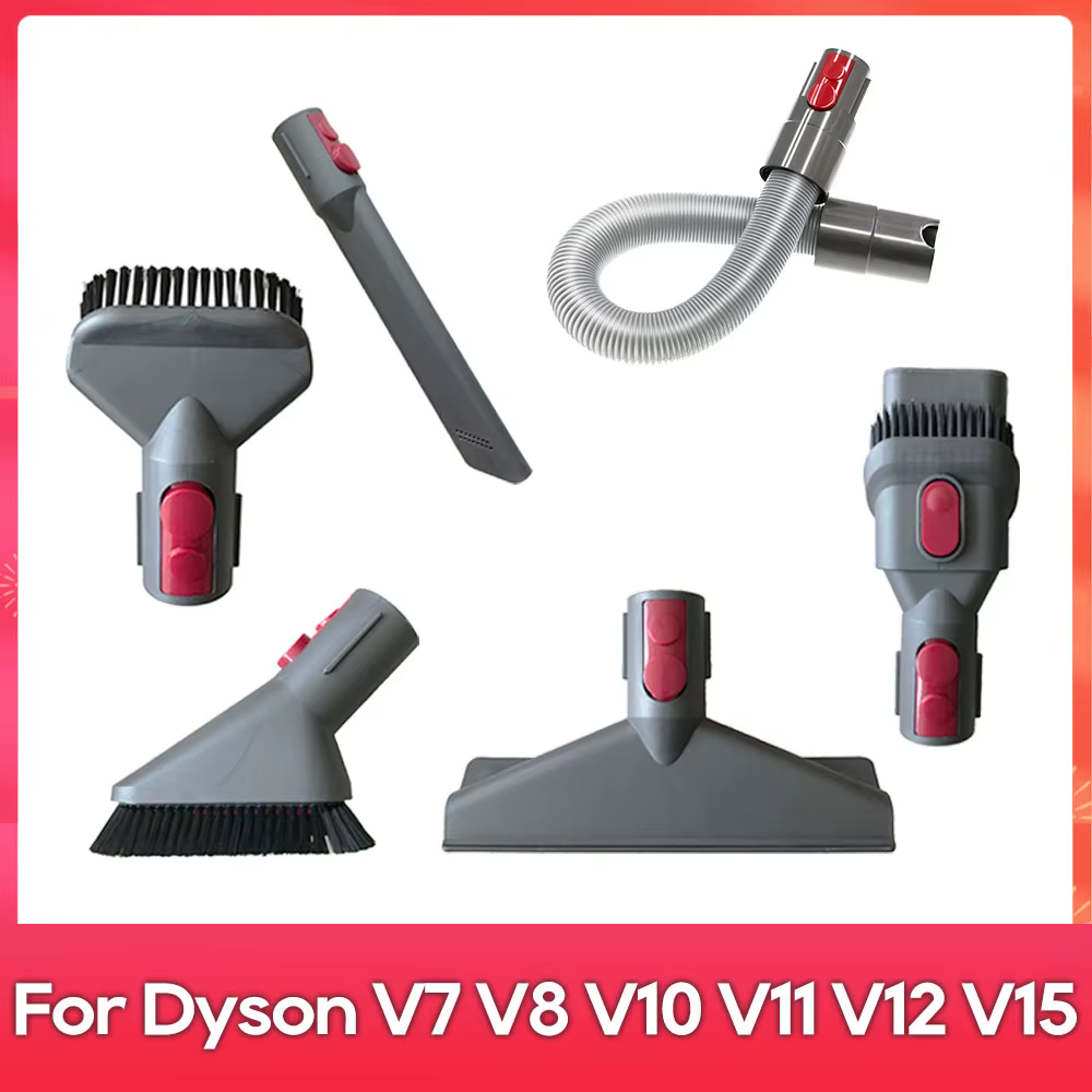 Tête de buse d’aspiration plate compatible avec aspirateurs Dyson V7 V8 V10 V11 V12 V15