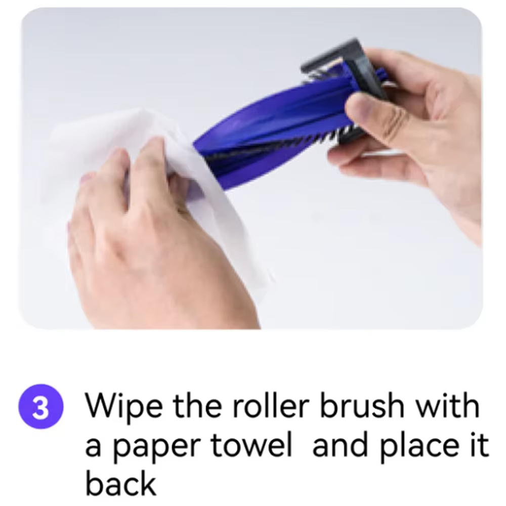 Brosse à rouleaux originale Narwal pour accessoires d'aspirateur robot Flow