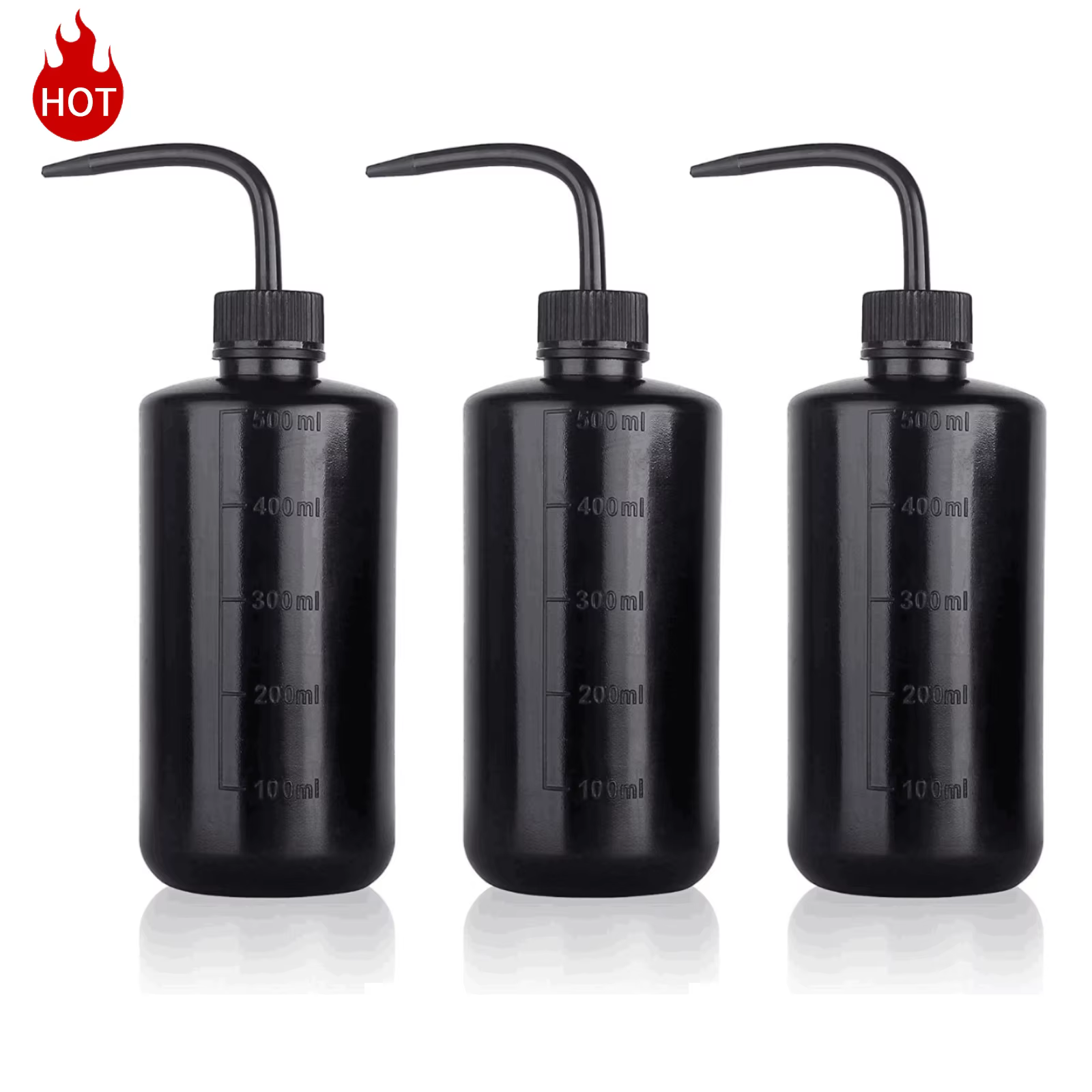 Bouteille de pulvérisation de tatouage en plastique, bouteilles de lavage de sécurité, bouteille à presser pour tatouage de laboratoire, accessoires de tatouage, fournitures de Microblading, 250/500ml