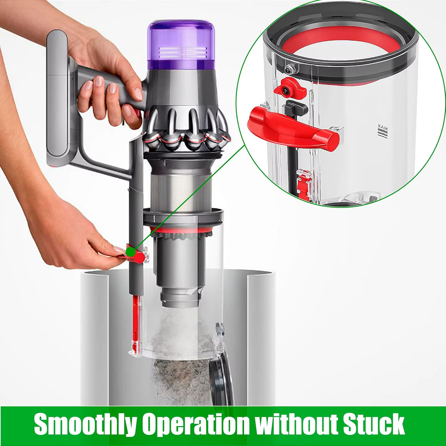 Conteneur à poussière amélioré pour aspirateurs Dyson V11 V15 SV14 SV15 SV22