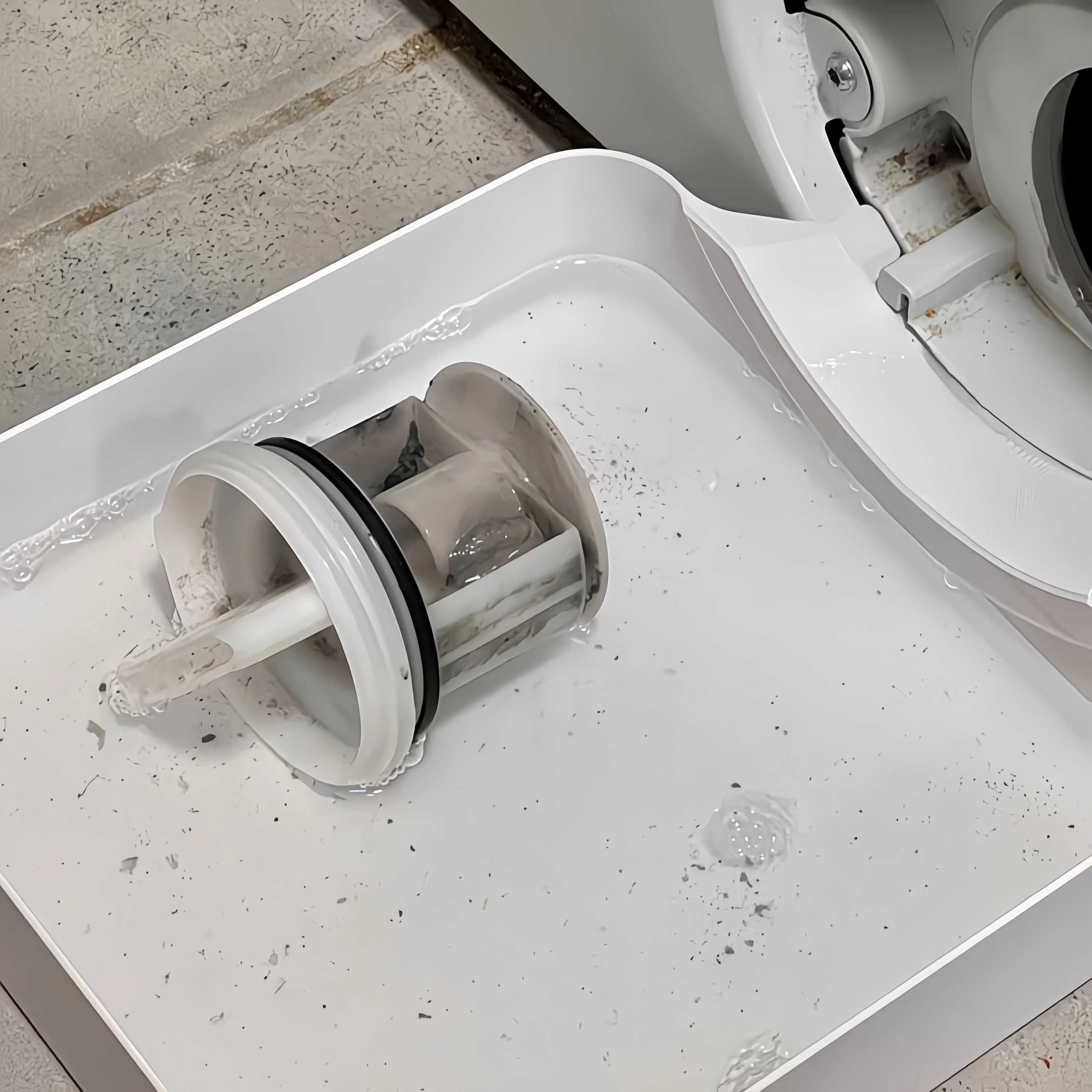 Bac de récupération des eaux de lavage pour machine à laver