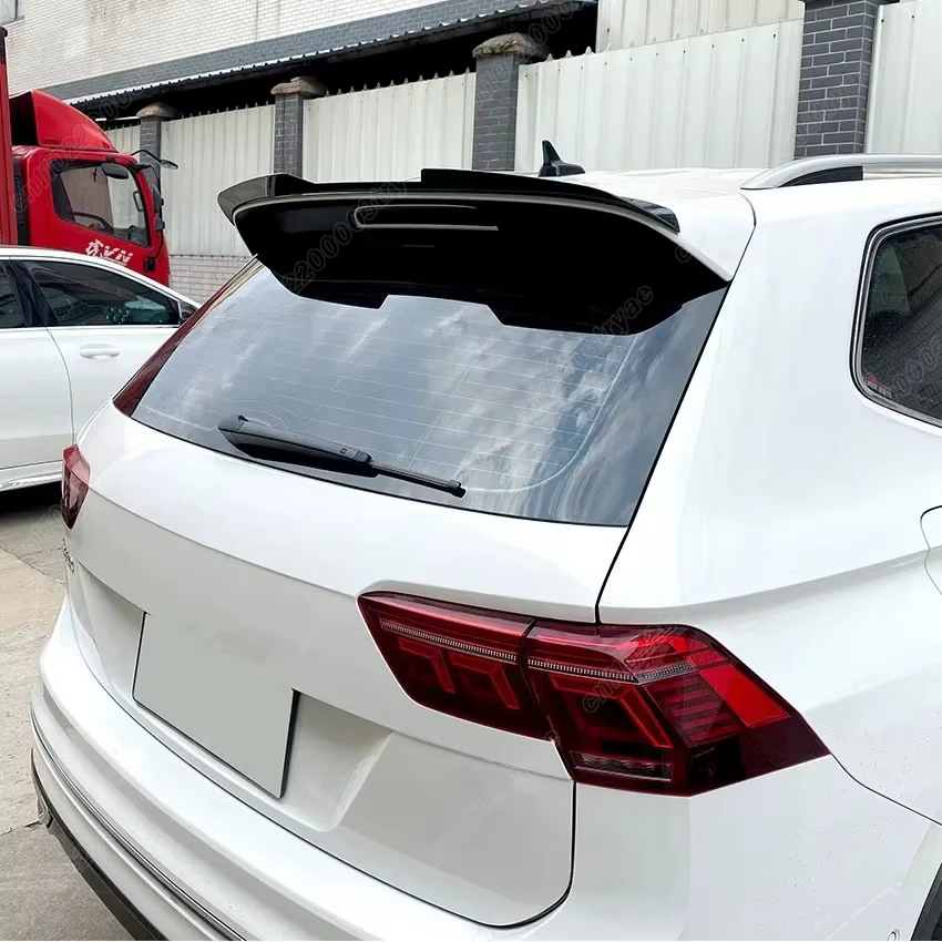 Becquet de toit arrière pour Volkswagen Tiguan r-line 2017 2018 2019 2020 2021 2022 2023, Kit de Modification du corps de l'aile supérieure du coffre