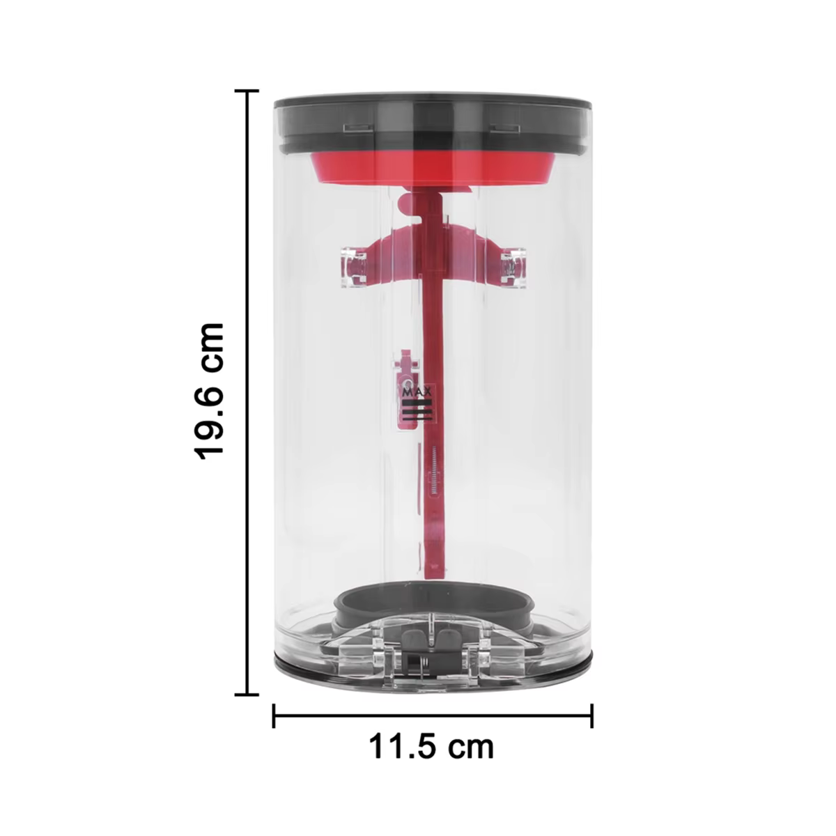 Poubelle d'aspirateur avec filtre HEPA