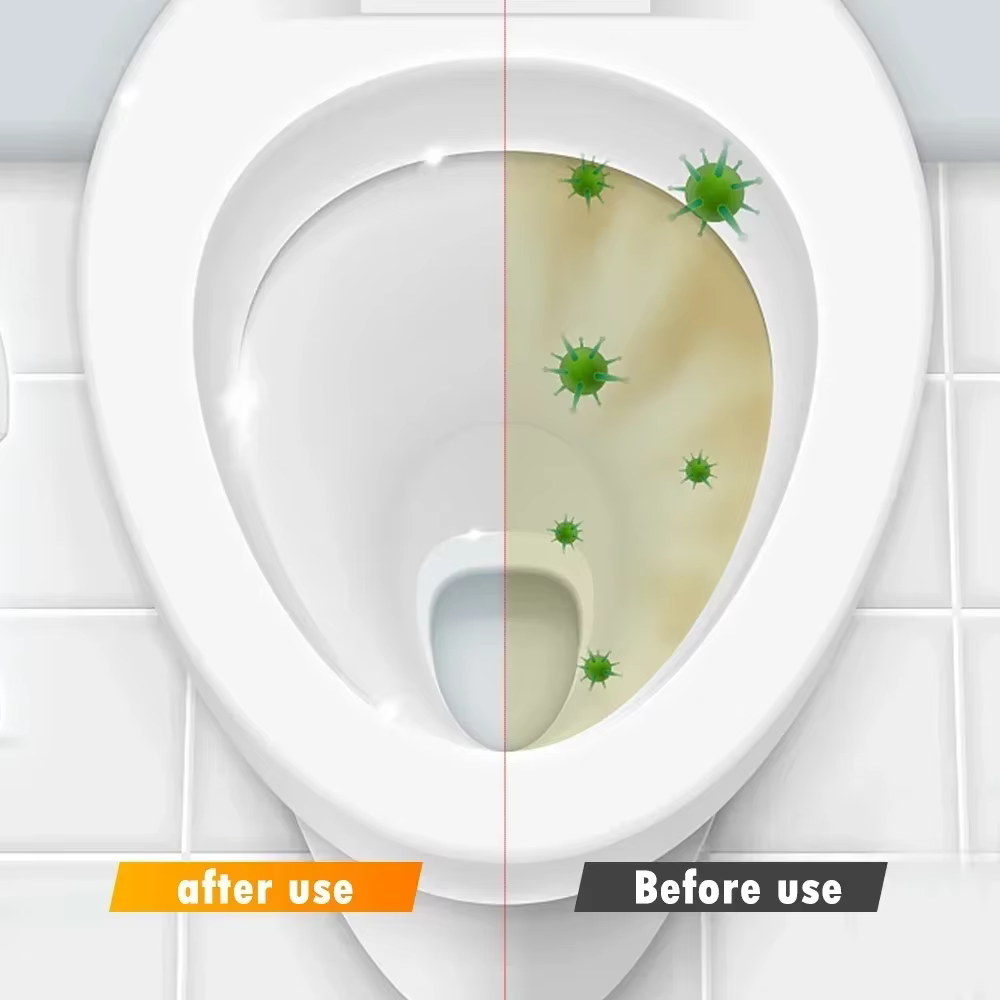 Comprimé effervescent pour le nettoyage des toilettes
