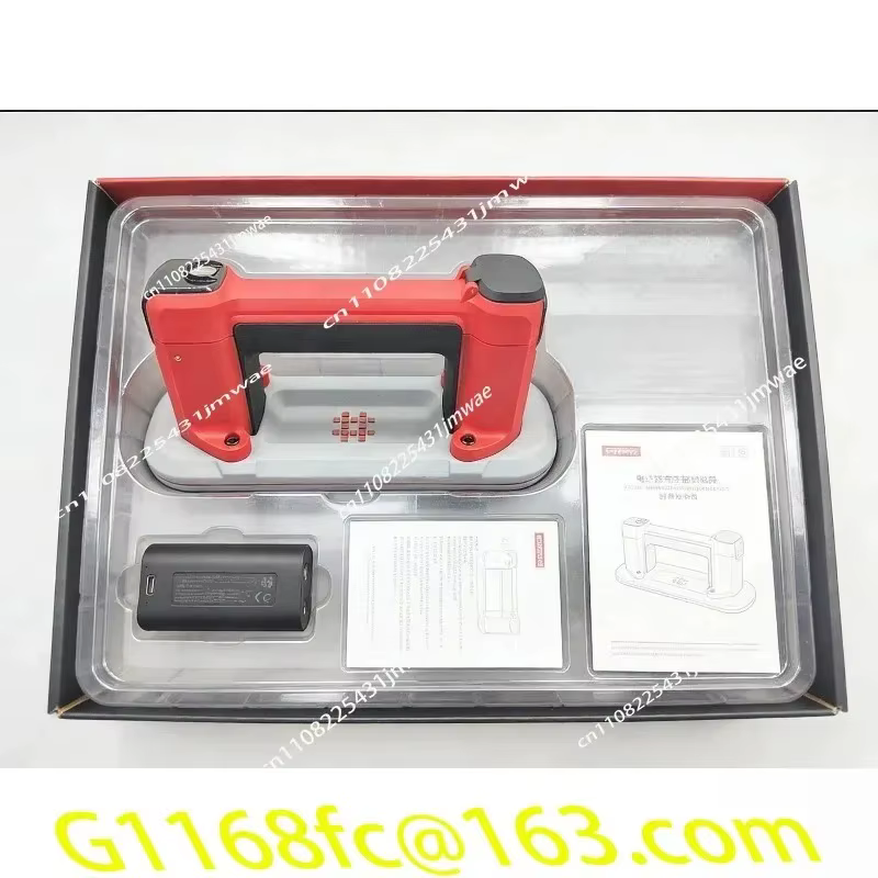 Ventouse électrique compacte et étroite avec supplément d'air automatique - Outil rechargeable pour l'installation de carreaux/verre
