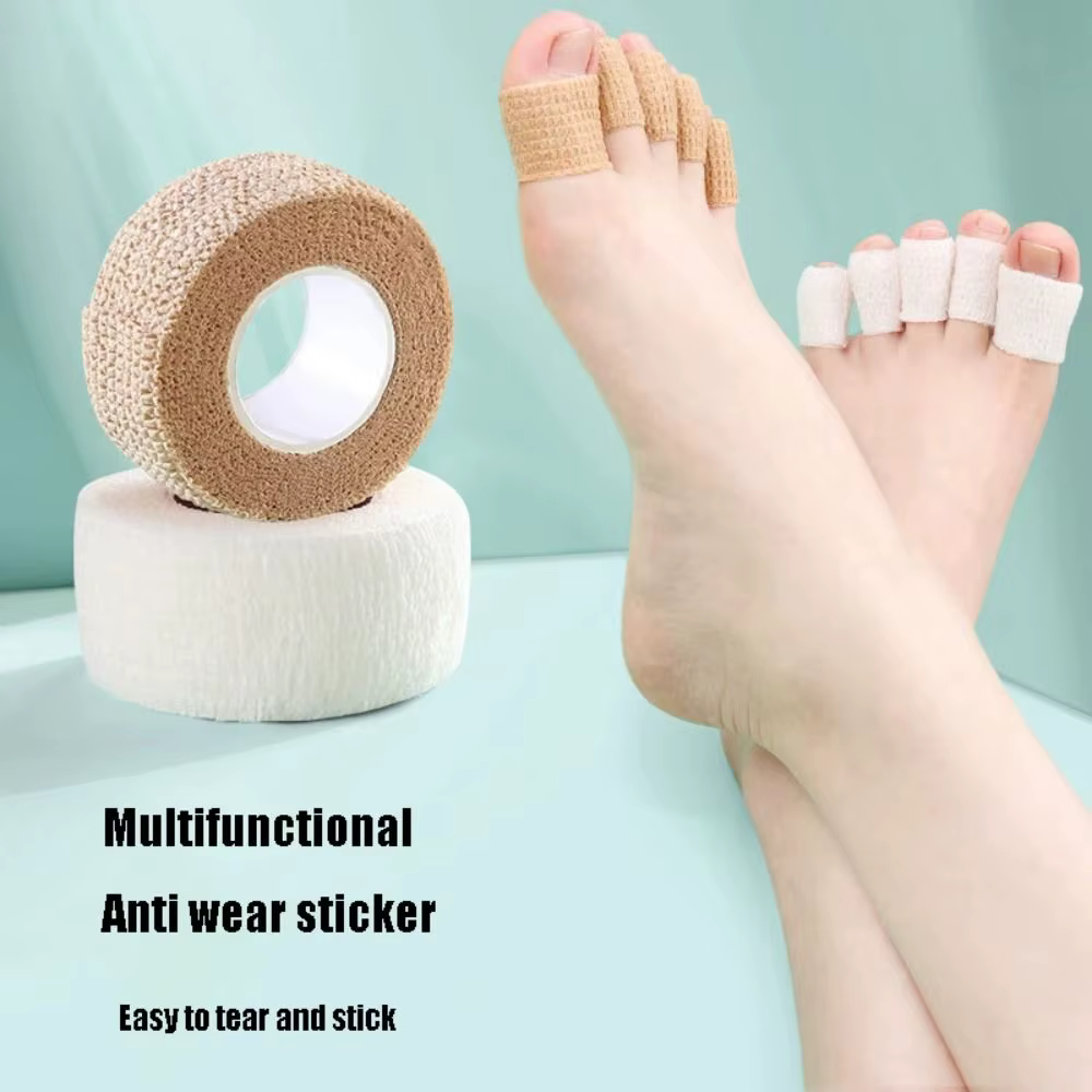 Accessoires pour chaussures : Protection anti-douleur pour les orteils, soin des pieds, autocollant anti-frottement pour talons hauts, patch pour les pieds