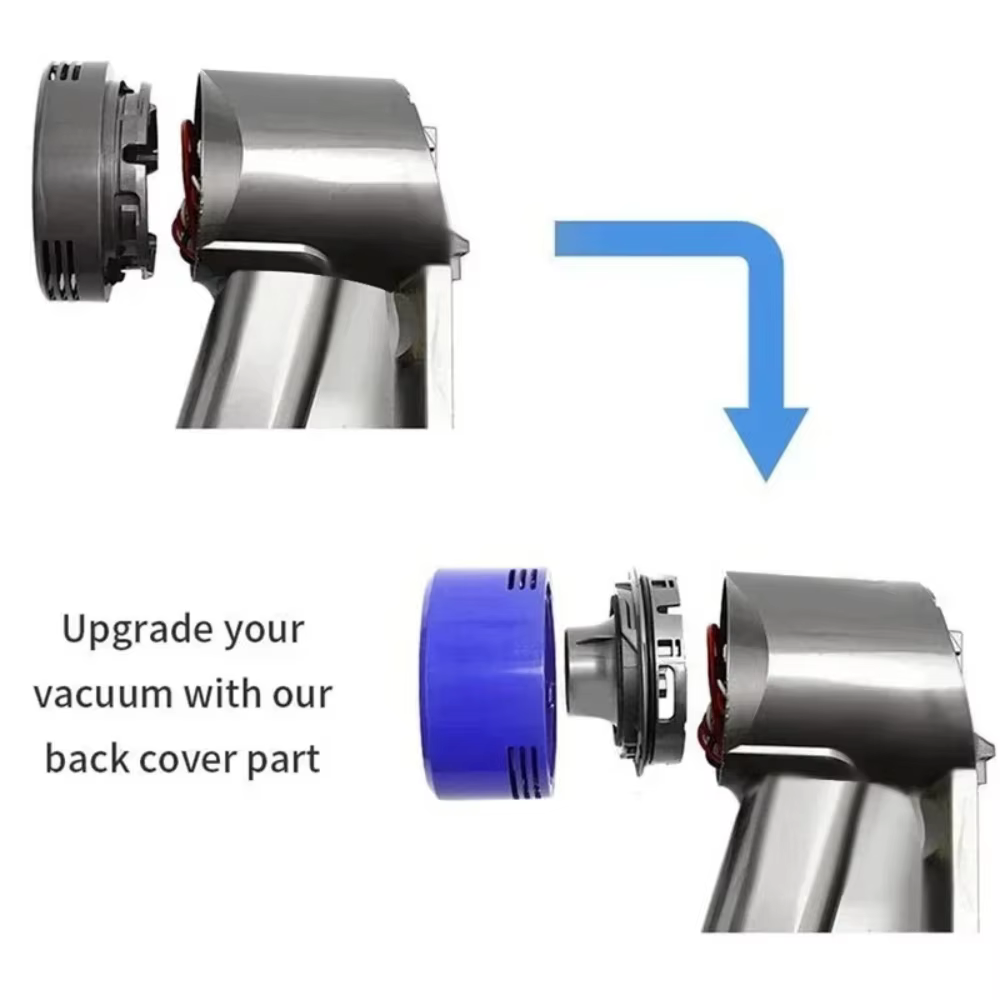 Kit de remplacement de haute qualité pour aspirateur Dyson V7 V8 : Couvercle arrière du moteur + filtre HEPA - Pièces