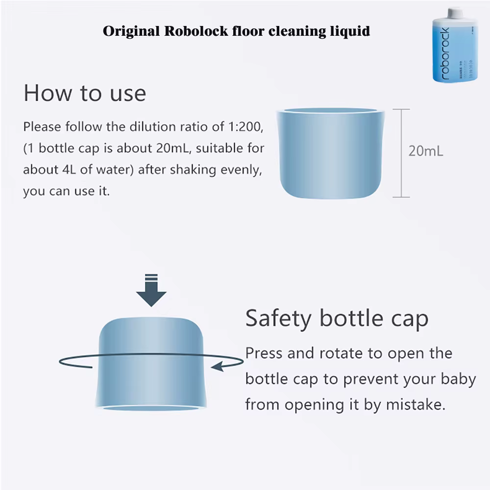Roborock – Solution de nettoyage de sol originale