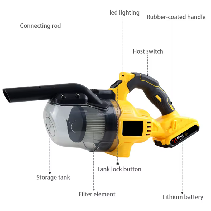 Aspirateur à main avec 2 filtres