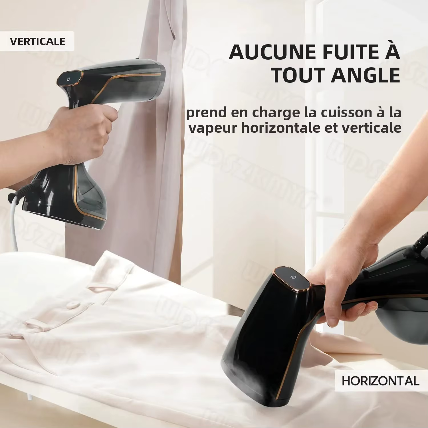 NOUVEAU Fer à vapeur portatif 1780W, générateur de vapeur chaude 320ML, défroisseur portable pour vêtements, idéal pour la maison et les voyages.