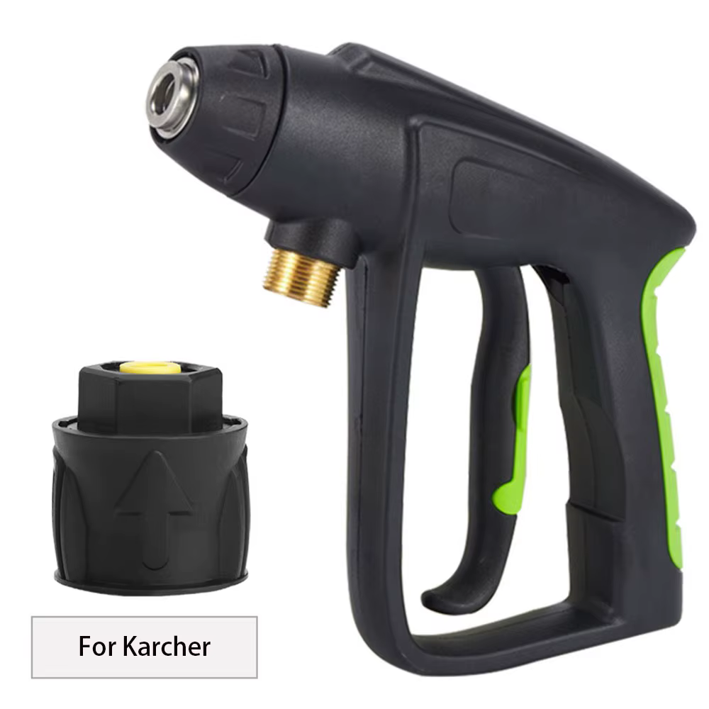 Pistolet de lavage haute pression G1/4 à tête autobloquante pour nettoyage de voitures