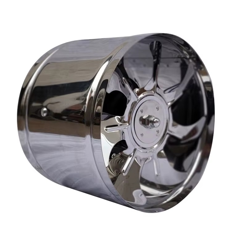 6''8'' cuisine toilette ventilateur d'échappement persienne tuyau extracteur mur Air Ventilation plafond Booster ventilateur métal échappement