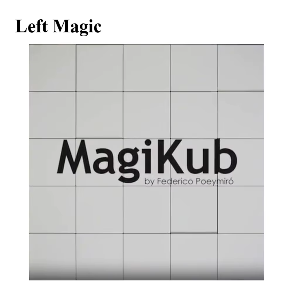 Magikub par Federico Poeymiro Gimmick tours de magie mentalisme gros plan scène de rue accessoires d'illusion amusants