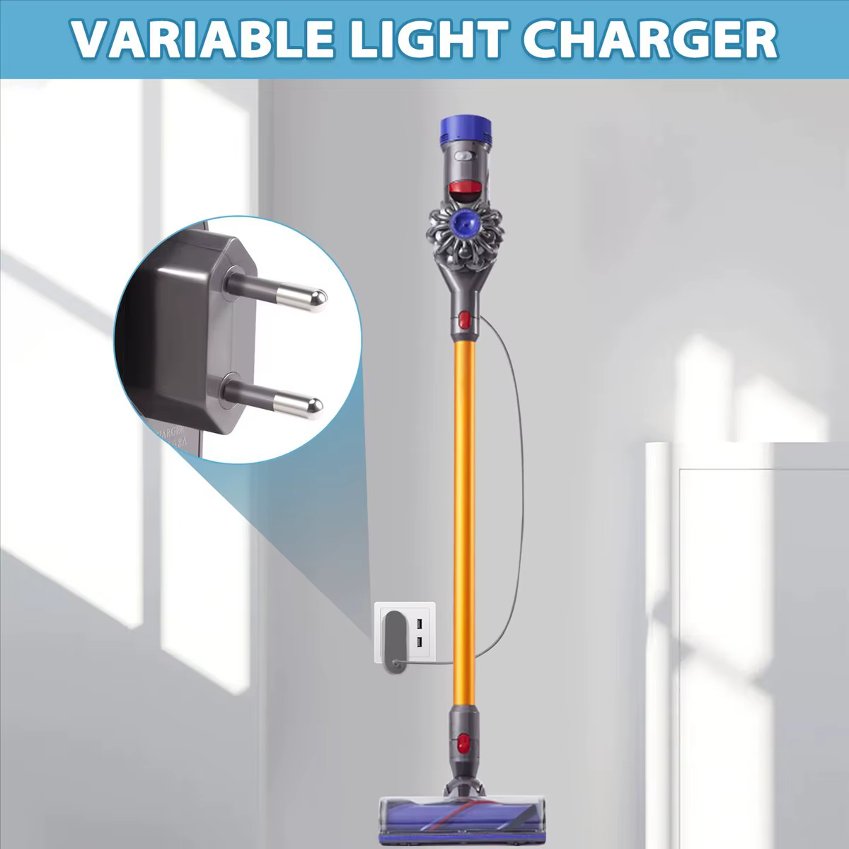 Chargeur 26.1V pour aspirateur V6 V7 V8 SV03 SV04 SV05 SV06 SV07