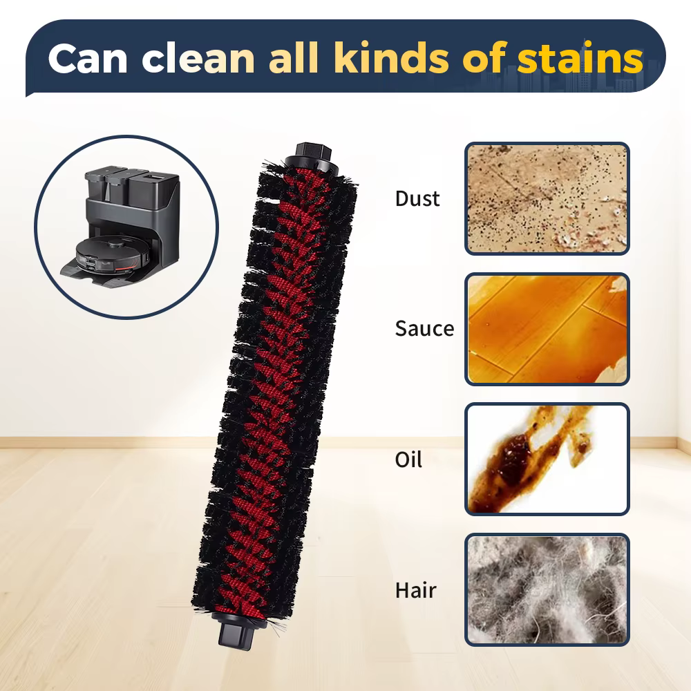 Brosse roulante autonettoyante pour Roborock G20/G10/G10S/G10S Pro/S7/S7 Pro Ultra ​ ​ ​ ​ ​ ​ /S8 PLUS S8 Pro