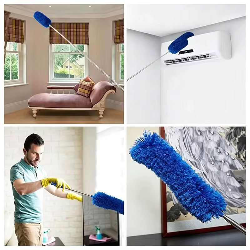 BSEVB - Plumeau télescopique lavable 250 cm en microfibre pour éliminer les toiles d'araignées