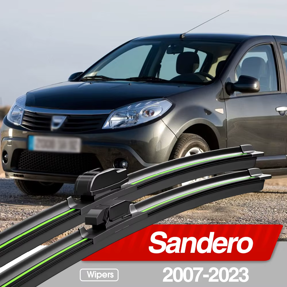 Balais d'essuie-glace avant pour Dacia Sandero 2007 – 2023