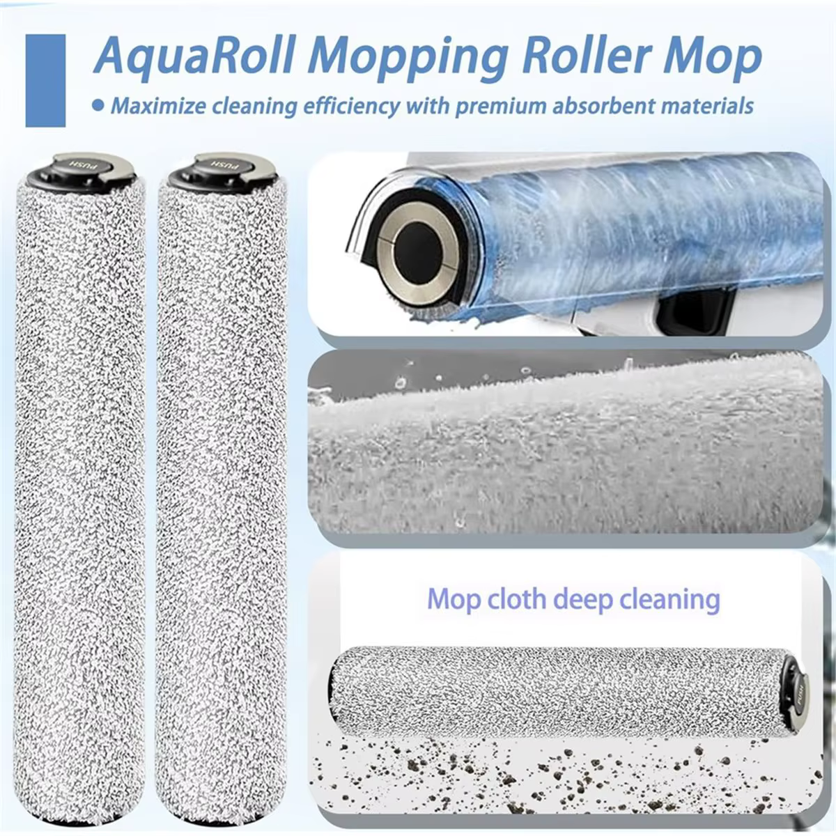 * Kit d'accessoires de remplacement AA60I pour pièces d'aspirateur Robot Dreame Aqua10 Ultra Roller