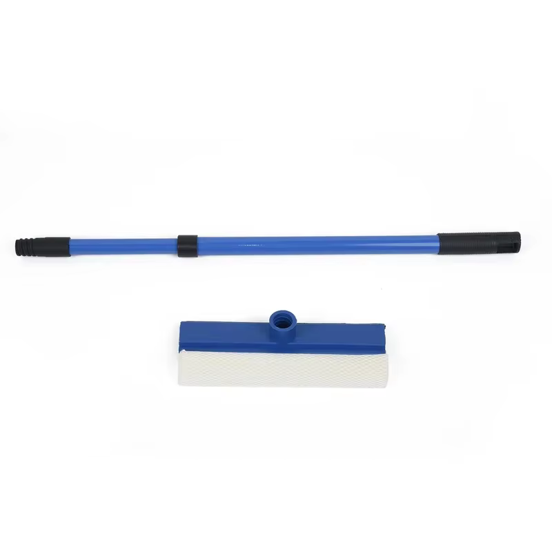 Nettoyeur de vitres télescopique 2 en 1