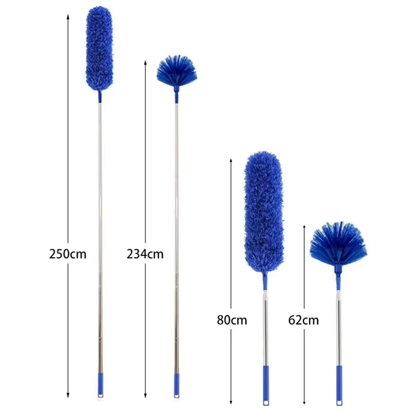 BSEVB - Plumeau télescopique lavable 250 cm en microfibre pour éliminer les toiles d'araignées