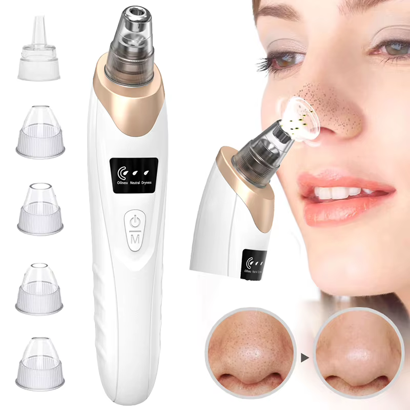 Aspirateur électrique pour points noirs, appareil de nettoyage profond des pores, outils de soin de la peau du visage.