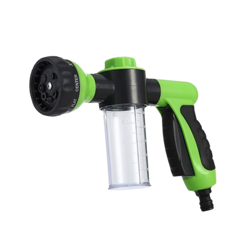 Pistolet à mousse haute pression 8 en 1 avec distributeur de savon pour lavage de voiture