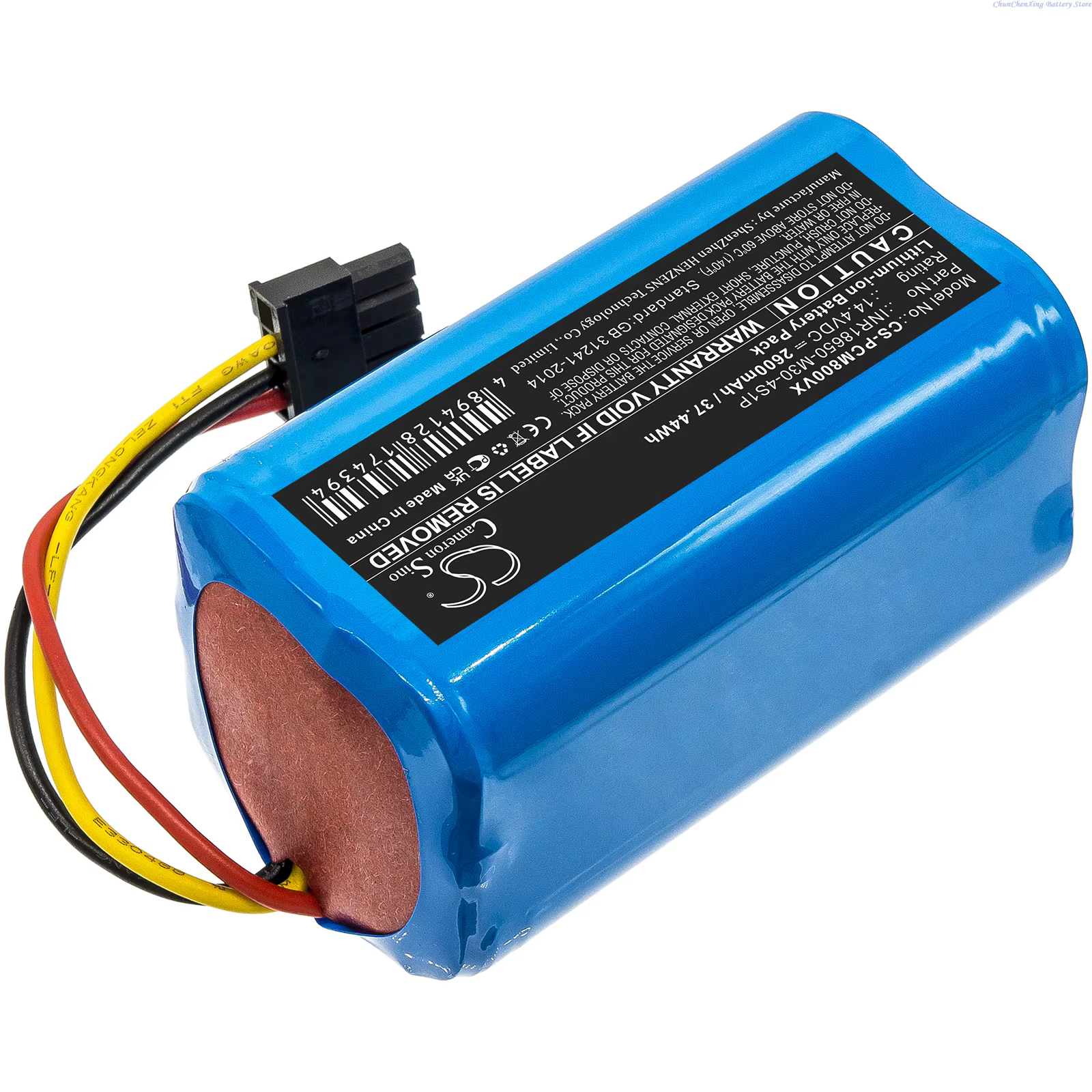Batterie pour aspirateur 14.4V 2600mAh INR18650-M30-4S1P T-4S1P-B-U21 CFS32-4S1P pour Proscenic M8
