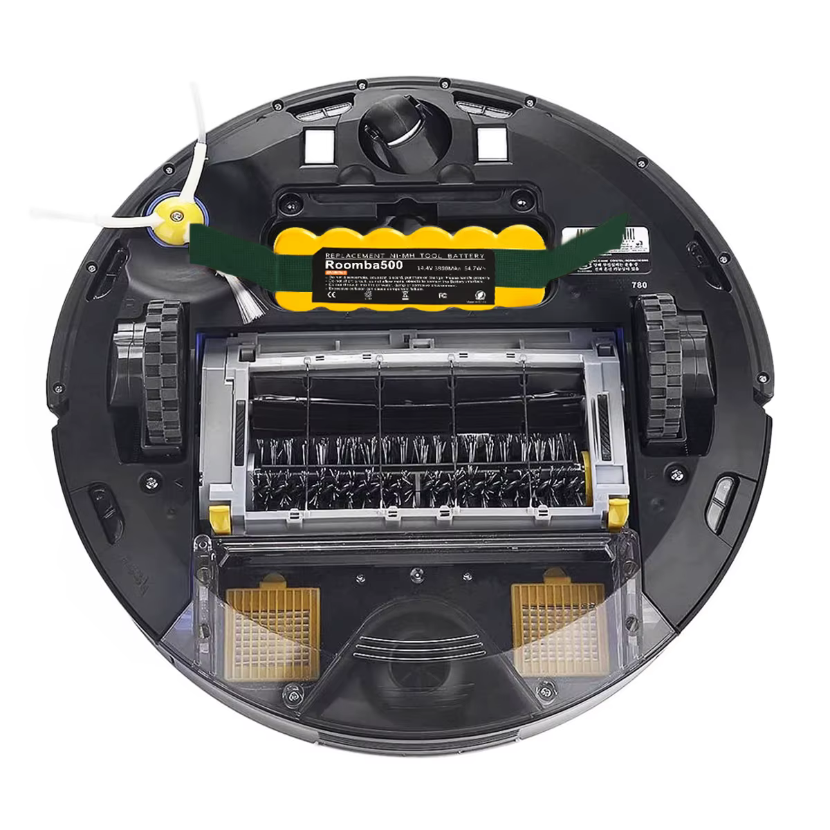 Pour irobot Roomba batterie Batteries rechargeables 14.4V 3800mAh 500 550 560 600 650 698 780 876 900 série