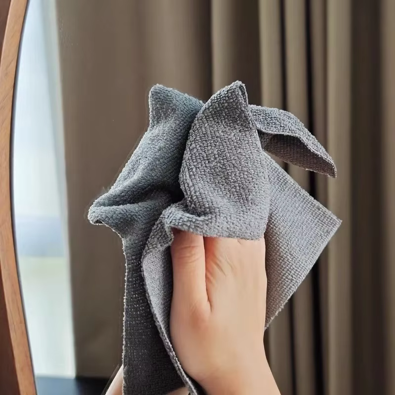20 feuilles/rouleau de torchon en microfibre – chiffon de cuisine double face multifonctionnel