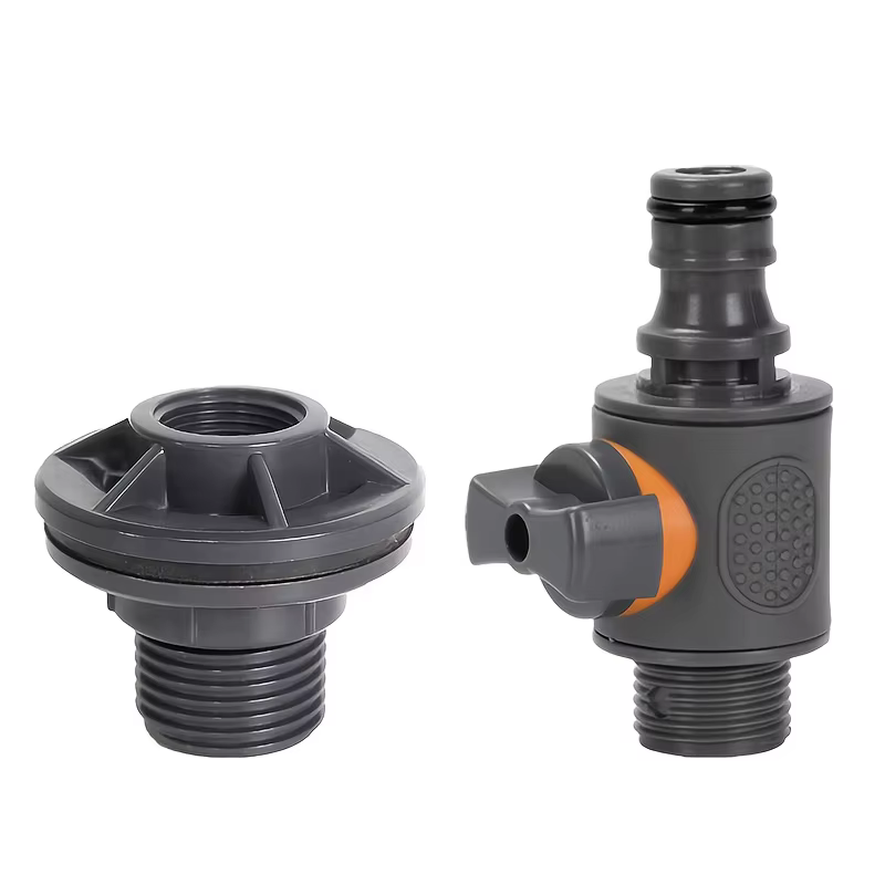 Adaptateur pour baril d'eau PVC/IBC