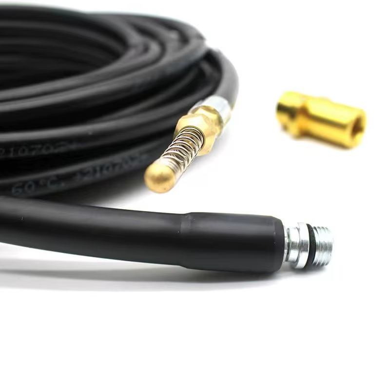 Kit de nettoyage de tuyau d'évacuation des eaux usées avec adaptateur pour nettoyeurs haute pression Karcher K2 K3 K4 K5 K6 K7, buse de lavage de voiture