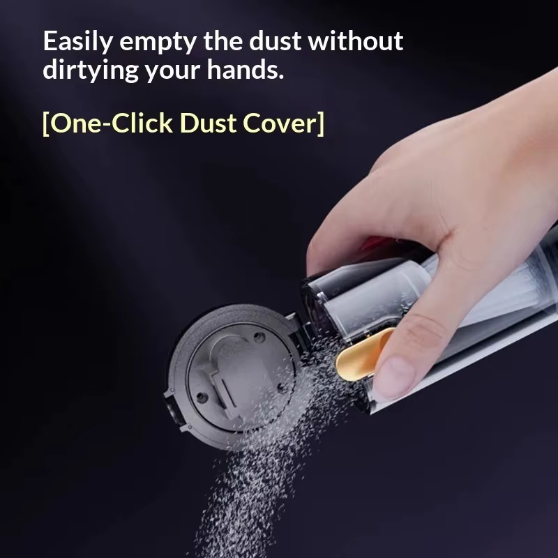 Aspirateur de voiture haute puissance, portable, sans fil, avec moteur sans balais, machine de nettoyage puissante, souffleur d'air pour appareils ménagers