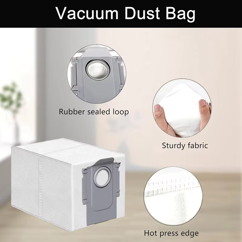 Roborock Saros 10 accessoires rouleau principal brosse latérale filtre Hepa vadrouille tissu sac à poussière robot aspirateur pièces