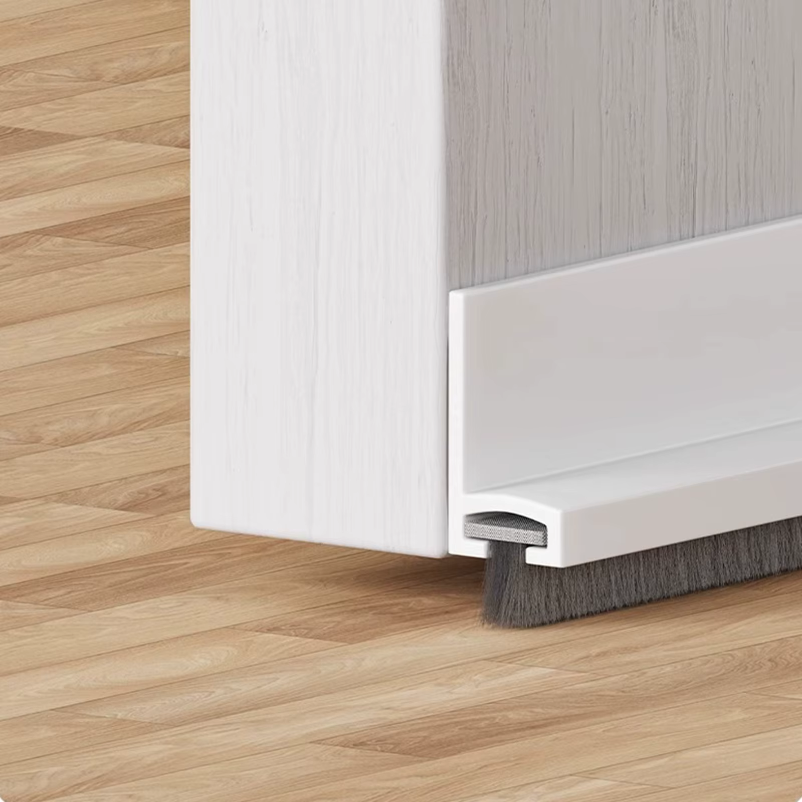 Butée de butée de porte avec brosse