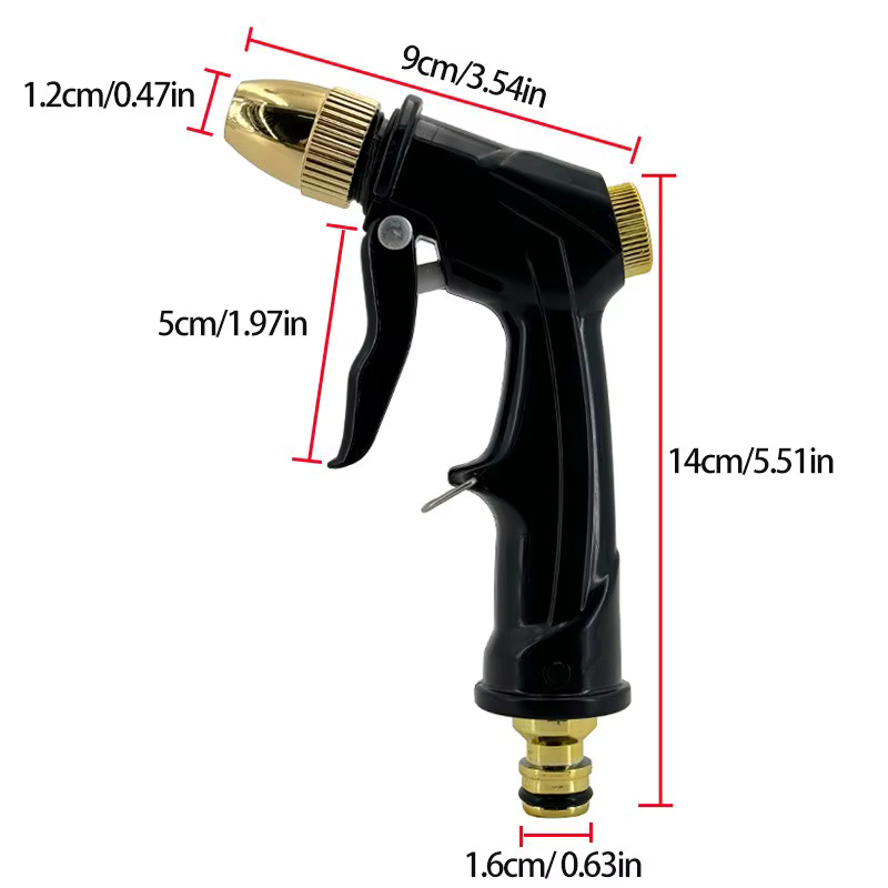 Pistolet à eau haute pression en plastique pour nettoyeur