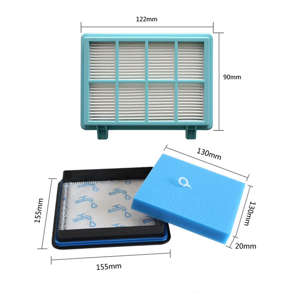 Filtre en mousse lavable pratique pour aspirateur Philips