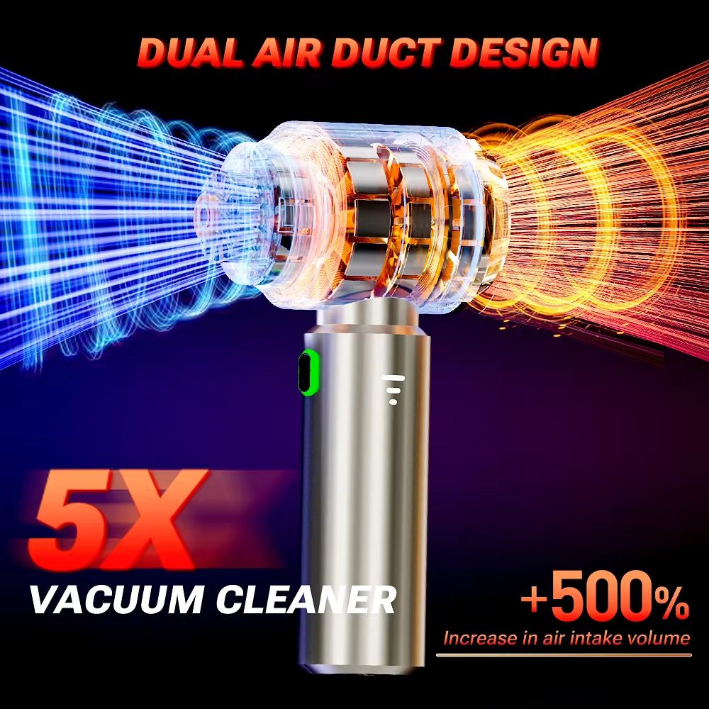 Mini aspirateur de voiture portable sans fil